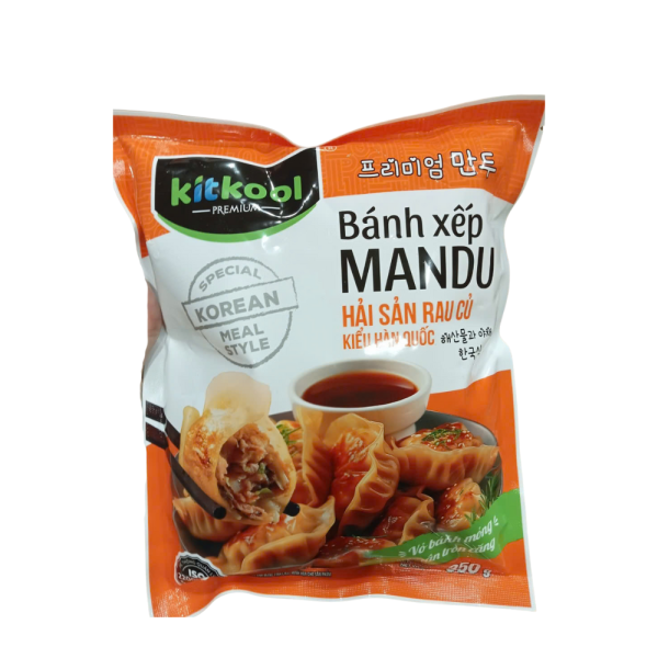 Bánh Mandu Hải Sản Rau Củ LC Foods 350G