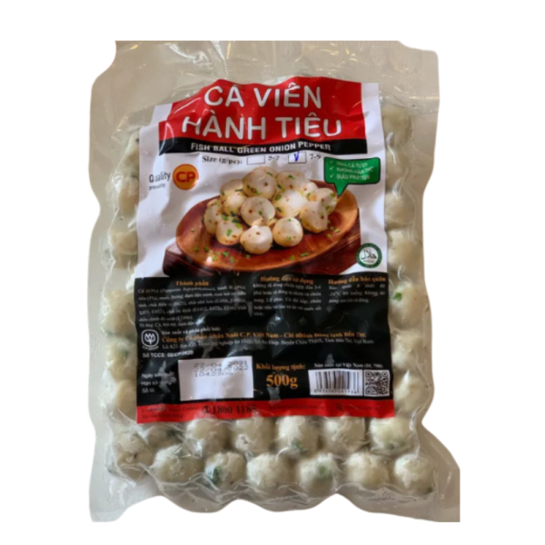 Cá viên hành tiêu 500g