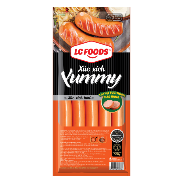 Xúc xích Yummy LC Foods 500g
