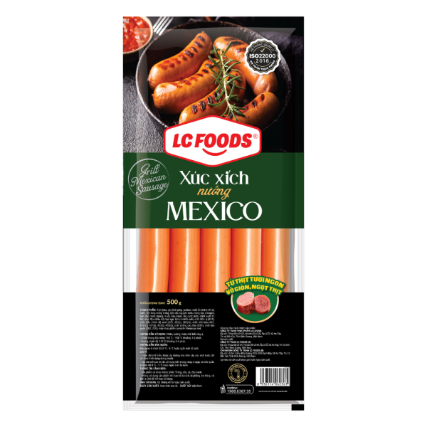 Xúc xích Mexico LC Foods 500g