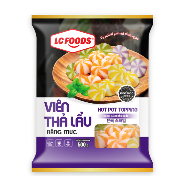 viên thả lẩu răng mực