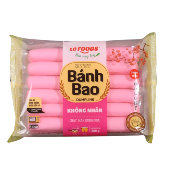 bánh bao không nhân hồng