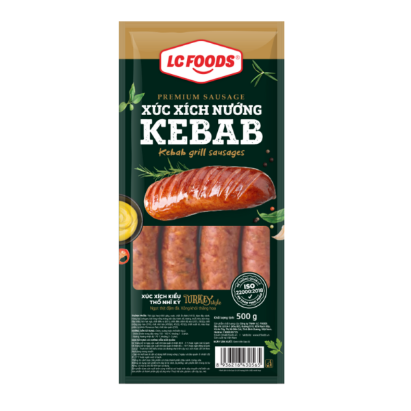 Xúc xích Kebab LC Foods 500g