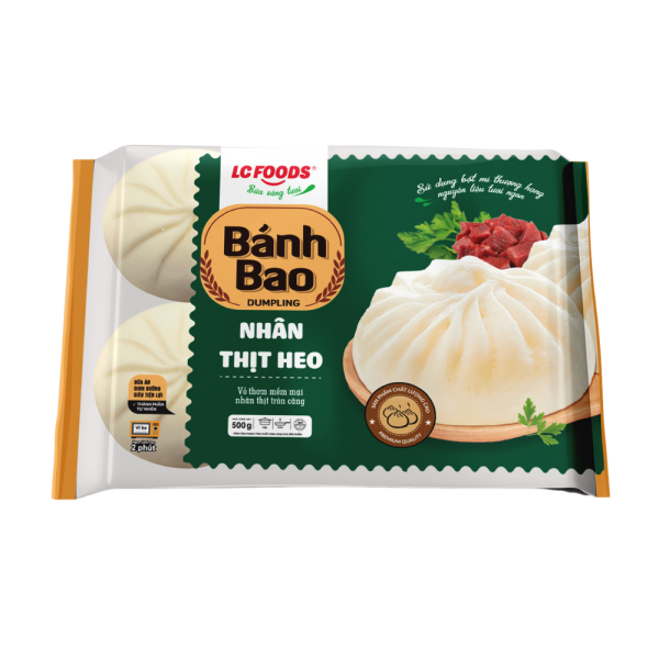 bánh bao nhân thịt heo