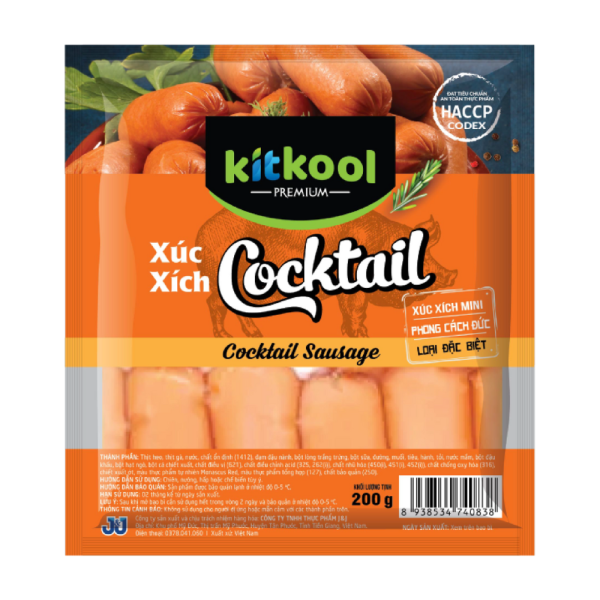 Xúc xích Cocktail LC Foods 200g