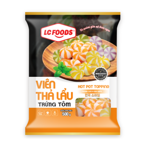 viên thả lẩu trứng tôm