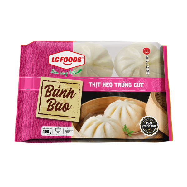 bánh bao nhân thịt trứng cút