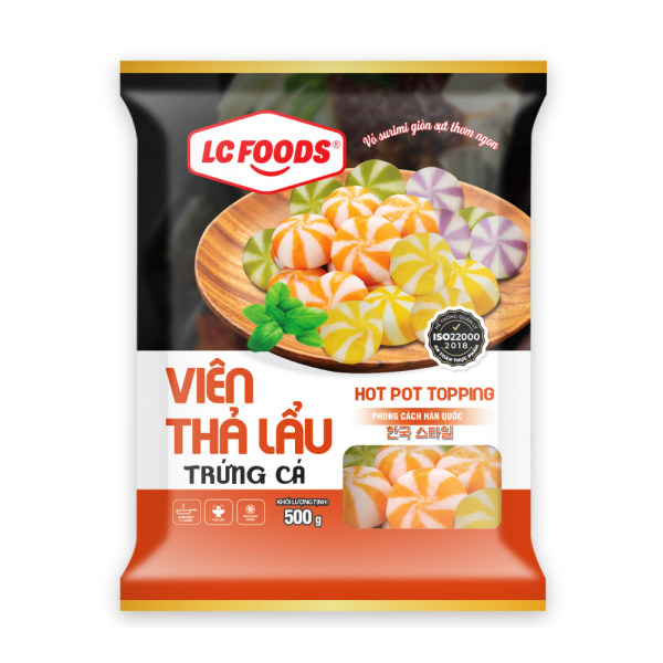 viên thả lẩu trứng cá