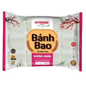 bánh bao không nhân hoa hồng